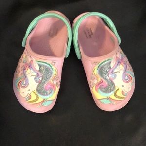 Unicorn Croc shoes
